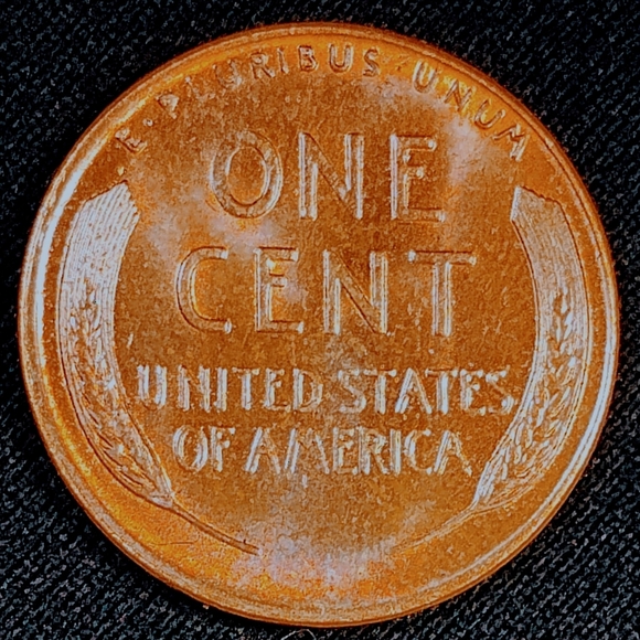🔥😲1955 💯S/S/S 💯Lincoln Wheat Penny, 💥Extremely Brilliant!!!❤️ - Picture 4 of 8